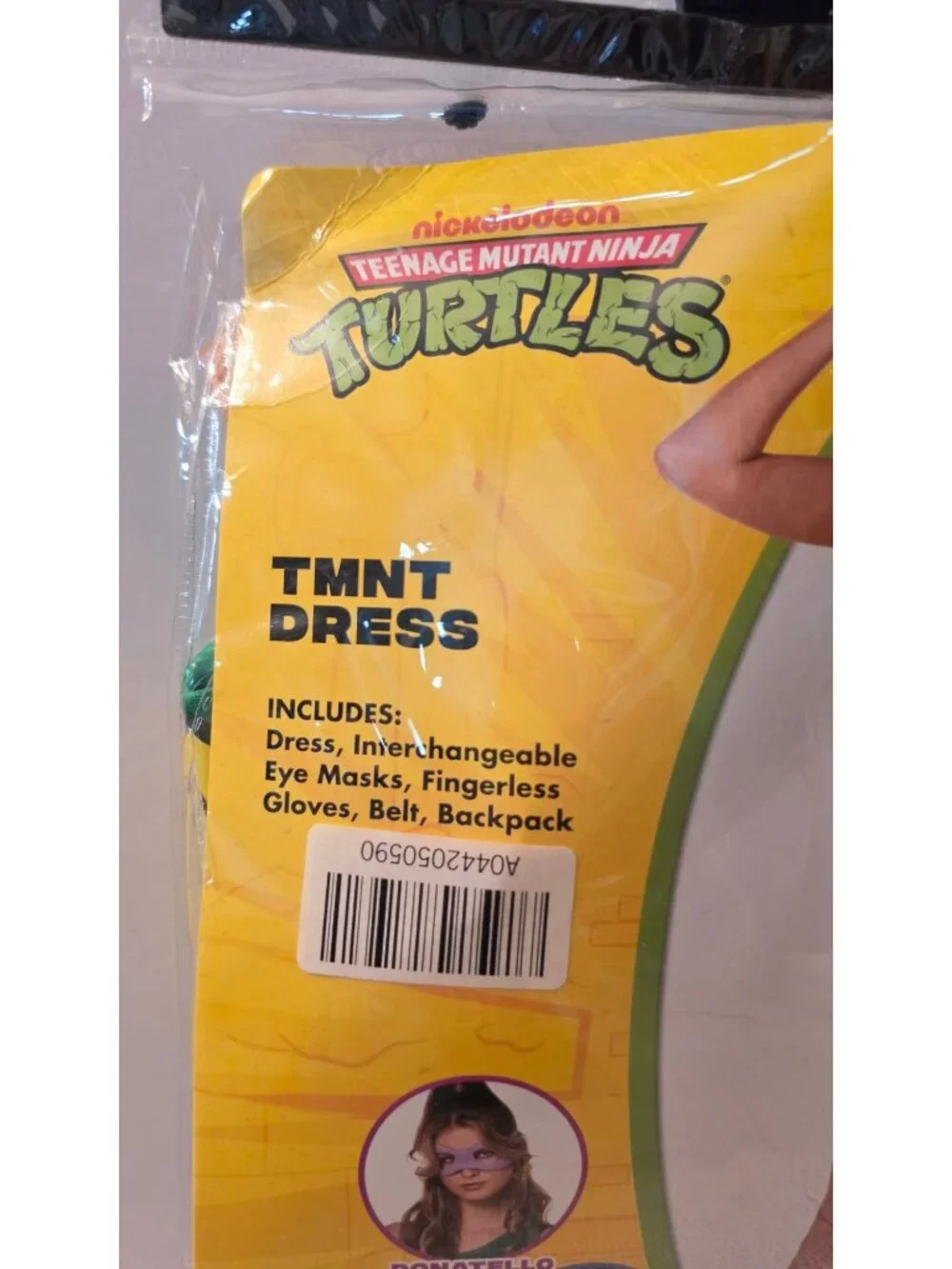 SPIRIT HALLOWEEN TMNT DRESS ADULT SMALL COSTUME NINJA TURTLES 4-IN-1 RAPHAEL LEO
